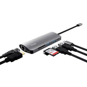 USB Hub Trust Dalyx 7-in-1 USB-C Multi-Port 

 obrázek produktu 4 z 13