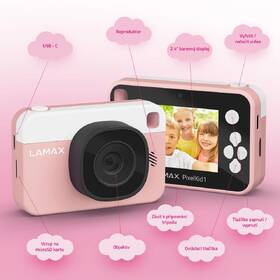 Digitální fotoaparát LAMAX PixelKid1 růžový

 obrázek produktu 8 z 11