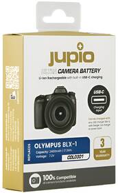 Baterie Jupio BLX-1 / BLX1 ULTRA C 2400 mAh, USB-C (OM-System) hnědá

 obrázek produktu 2 z 2