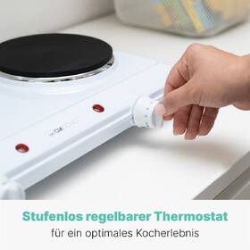 Vařič elektrický Clatronic DKP 3583 bílý

 obrázek produktu 5 z 9