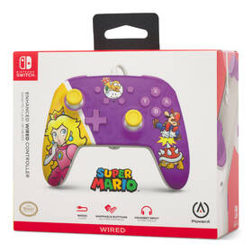 Gamepad PowerA Enhanced Wired - Nintendo Switch - Princess Peach Battle 

 obrázek produktu 10 z 11