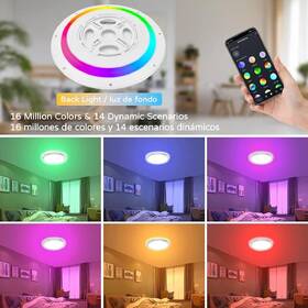 Stropní svítidlo IMMAX IMMAX NEO LITE TUDO SMART RGB, 60cm, 65W, s podporou BEACON, Wi-Fi, TUYA bílé

 obrázek produktu 4 z 10