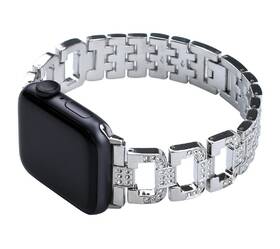 Řemínek WG chain, kovový, na Apple Watch 42/44/45/49 mm + adapter stříbrný

 obrázek produktu 2 z 4