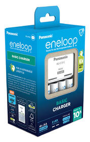 Nabíječka Panasonic Eneloop Basic Charger pro AA, AAA + 4x AA Panasonic Eneloop 2000mAh 

 obrázek produktu 1 z 2