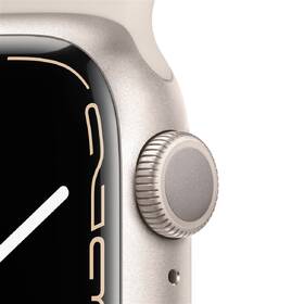 Chytré hodinky Apple GPS, 41mm pouzdro z hvězdně bílého hliníku - hvězdně bílý sportovní řemínek 

 obrázek produktu 1 z 2