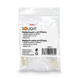 Kabel Solight propojovací, pro LED pásky 0,8cm, zacvakávací bílý

 obrázek produktu 2 z 2