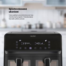 Fritéza horkovzdušná Lauben DualZone® Air Fryer 8000BC černá

 obrázek produktu 11 z 14