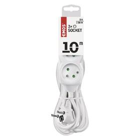 Kabel prodlužovací EMOS 3x zásuvka, 10m bílý

 obrázek produktu 1 z 3