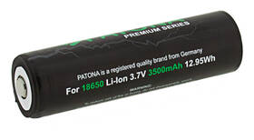 Baterie nabíjecí PATONA Premium Li-lon, 18650, 3500mAh, 3,7V, 1ks 

 obrázek produktu 3 z 3