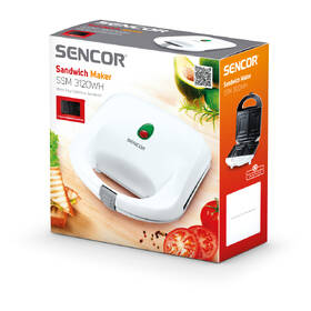 Sendvičovač Sencor SSM 3120WH bílý

 obrázek produktu 7 z 7