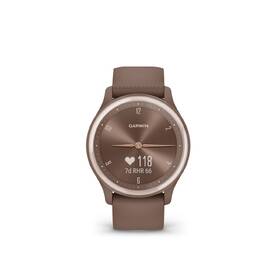 Chytré hodinky Garmin vívomove Sport - Peach Gold / Cocoa Silicone Band 

 obrázek produktu 2 z 7