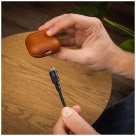 Pouzdro FIXED Kožené pouzdro PodsLeather pro Apple AirPods 4 hnědé

 obrázek produktu 5 z 6
