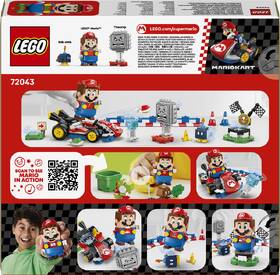 Stavebnice LEGO® Super Mario™ 72043 Mario Kart™ – Interaktivní Mario™ a Standard Kart 

 obrázek produktu 5 z 9