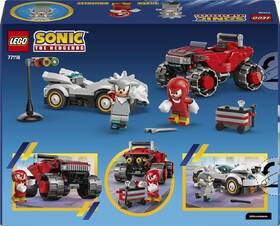 Stavebnice LEGO® Sonic the Hedgehog™ 77118 Silver a jeho auto vs. Knuckles a jeho monster truck 

 obrázek produktu 5 z 9