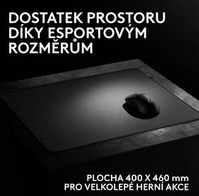 Podložka pod myš Logitech PRO X Control Gaming Pad 46 × 40 cm černá

 obrázek produktu 15 z 18