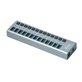 USB Hub i-tec 13x USB 3.0, 60W stříbrný

 obrázek produktu 1 z 4