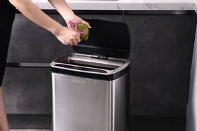 Bezdotykový odpadkový koš Helpmation AK5113, 50 l nerez
