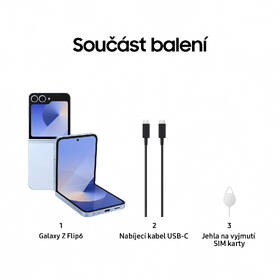 Mobilní telefon Samsung Galaxy Z Flip6 5G 12 GB / 256 GB modrý

 obrázek produktu 23 z 33