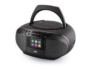 Radiopřijímač DAB+/CD JVC RD-E664B-DAB černá barva
