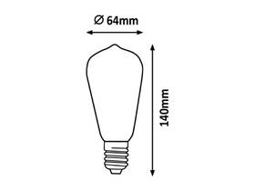 Žárovka LED Rabalux Filament E27, 4W, 2 200 K 

 obrázek produktu 2 z 2