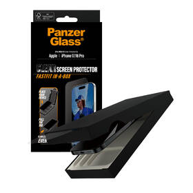 Tvrzené sklo PanzerGlass Ultra-Wide Fit na Apple iPhone 17/16 Pro s bezprašným aplikačním boxem 

 obrázek produktu 5 z 7