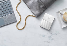 Externí pevný disk 2,5" Western Digital 1TB bílá barva
