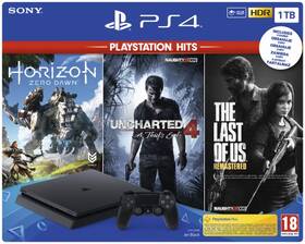 Herní konzole Sony 1 TB + Horizon: Zero Dawn + The Last of Us + Uncharted 4 A Thief's End černý

 obrázek produktu 1 z 13