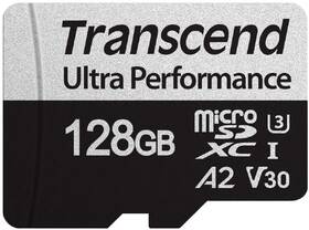 Paměťová karta Transcend 340S microSDXC 128GB UHS-I U3 V30 A2 (160R/125W) + adapter 

 obrázek produktu 1 z 2