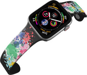 Řemínek Mi-Band na Apple Watch 42/44/45/49 mm - motiv Jelen v abstrakci , černý 

 obrázek produktu 3 z 3