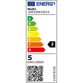 Chytrá žárovka Nedis SmartLife svíčka, Wi-Fi, E14, 470 lm, 4.9 W, Teplá - studená bílá 

 obrázek produktu 1 z 7