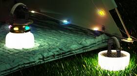 Venkovní lampička IMMAX solární s integrovaným RGB LED světelným řetězem 

 obrázek produktu 16 z 16