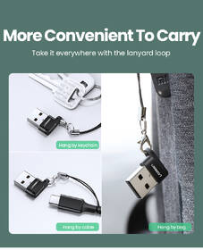 Redukce UGREEN USB-C/USB 2.0 černá barva
