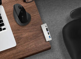 USB Hub Connect IT 4v1 na desku stolu, USB-C/3x USB stříbrný

 obrázek produktu 4 z 5
