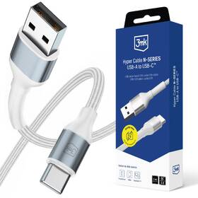 Kabel 3mk Hyper N-SERIES USB/USB-C, 18W, 1m bílý

 obrázek produktu 1 z 1