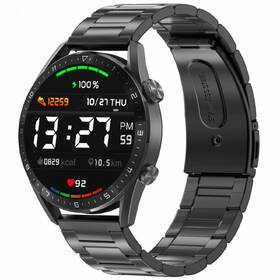 Chytré hodinky ARMODD Silentwatch 5 Pro - černé s kovovým řemínkem 

 obrázek produktu 2 z 5