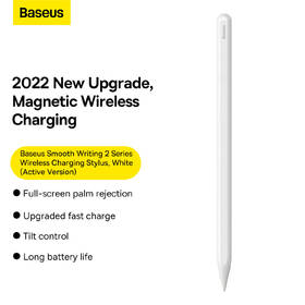 Stylus Baseus Smooth Writing 2 s bezdrátovým nabíjením bílý

 obrázek produktu 10 z 17