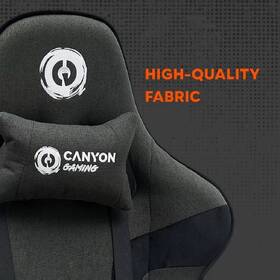 Herní židle Canyon Crest Fabric šedá

 obrázek produktu 15 z 19
