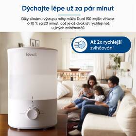 Zvlhčovač vzduchu Levoit DUAL 150 bílý

 obrázek produktu 2 z 9