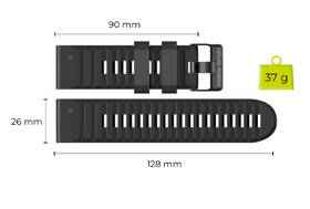 Řemínek Mobile Origin Easy Strap Silicone Watch 26mm černý

 obrázek produktu 3 z 6