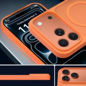 Kryt na mobil 3mk na Apple iPhone 17 Pro - Hardy Hazy MagCase oranžový

 obrázek produktu 2 z 4