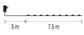 Vánoční osvětlení EMOS 75 LED nano řetěz zelený, 7,5 m, venkovní i vnitřní, multicolor, časovač 

 obrázek produktu 8 z 9