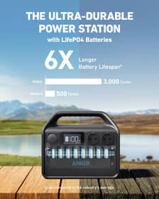 Nabíjecí stanice Anker 535 PowerHouse (512Wh) černá

 obrázek produktu 4 z 13