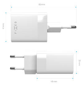 Nabíječka do sítě FIXED Mini, USB-C PD/USB, 45W bílá

 obrázek produktu 4 z 7