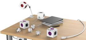 Cestovní adaptér Cubenest PowerCube ReWirable USB PD 20W, 1x USB-A, 1x USB-C, 4x zásuvka šedý/bílý

 obrázek produktu 1 z 1
