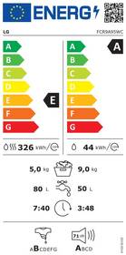Pračka se sušičkou LG FCR9A95WC bílá barva
