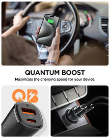 Adaptér do auta Spigen Essential 48W 1xUSB-C/1xUSB-A černý

 obrázek produktu 7 z 9