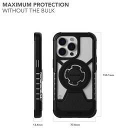 Kryt na mobil Rokform Crystal na Apple iPhone 13 Pro černý/průhledný

 obrázek produktu 1 z 5