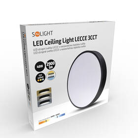 Stropní svítidlo Solight LECCE, 40 cm černé

 obrázek produktu 8 z 8
