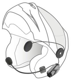 Handsfree Interphone U-COM3, pro uzavřené a otevřené přilby, 2 ks 

 obrázek produktu 6 z 7