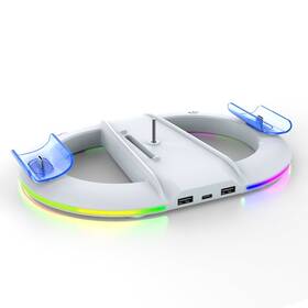 Dokovací stanice iPega P5S045 s RGB pro PS5/PS5 Slim bílá

 obrázek produktu 2 z 6